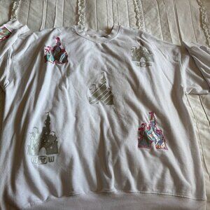 Disney Parks Cinderella's Castle Reflective Icon Women's Sweatshirt Plus Size 1X